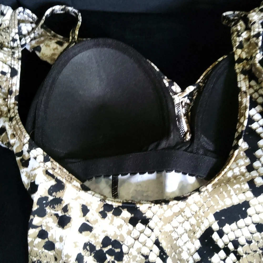 š„NWOTš„Tankini Faux Snakeskin Top - Picture 3 of 7